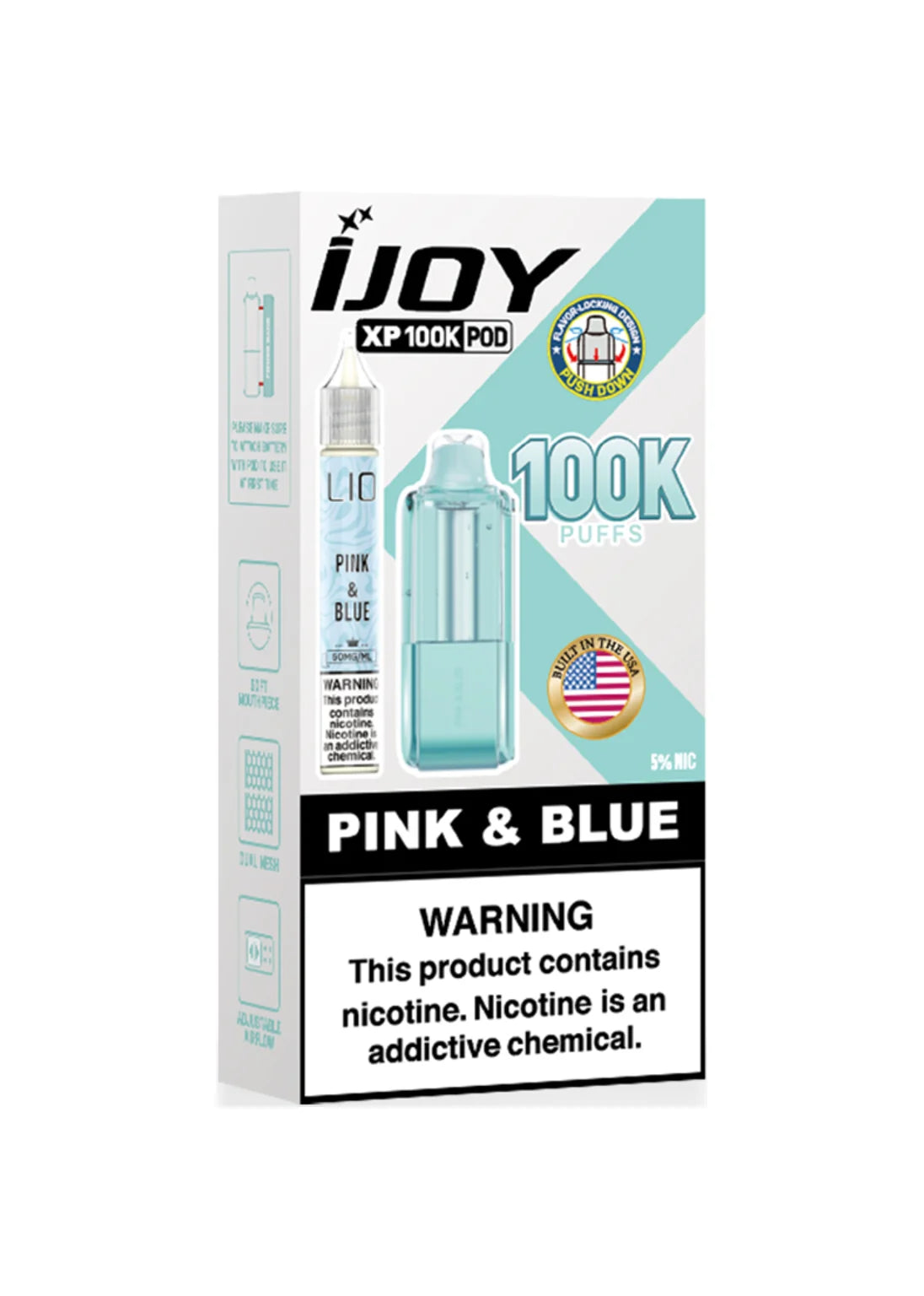 iJoy XP100K Refill Pod Pink and Blue