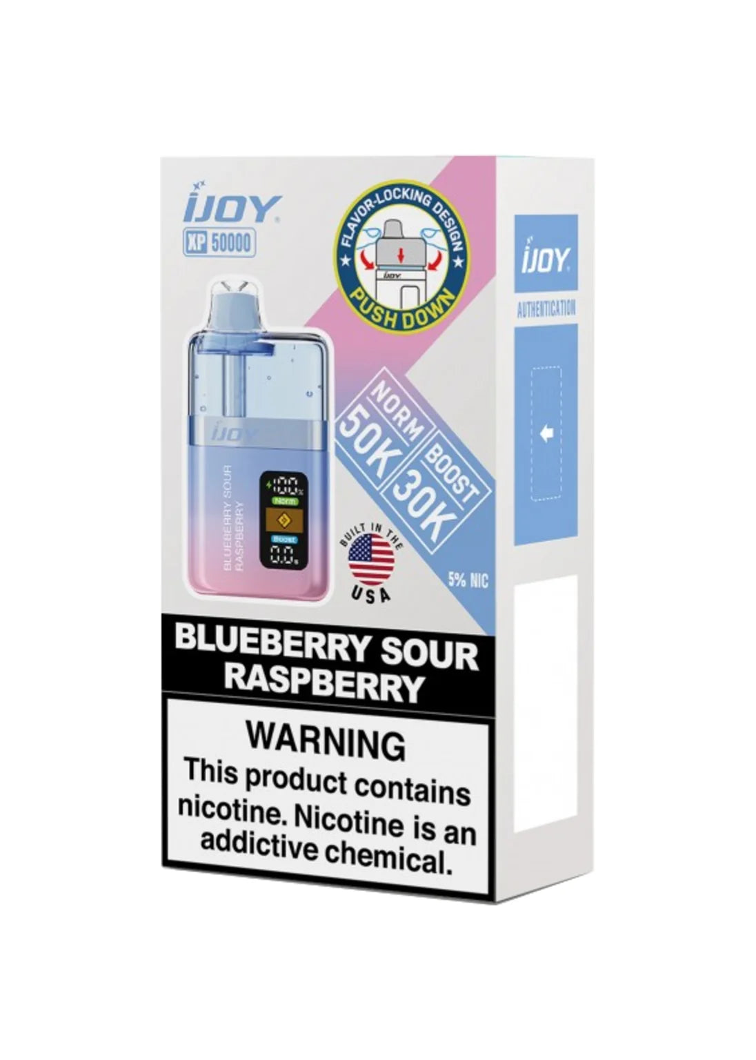 iJoy XP50000 Blueberry Sour Raspberry