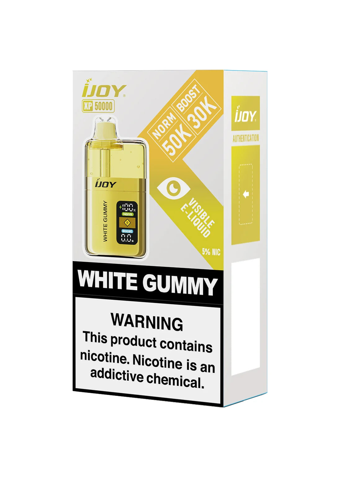 iJoy XP50000 White Gummy