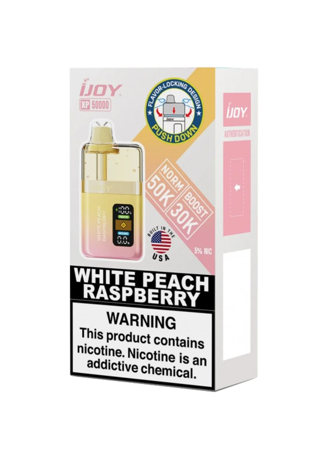 iJoy XP50000 White Peach Raspberry