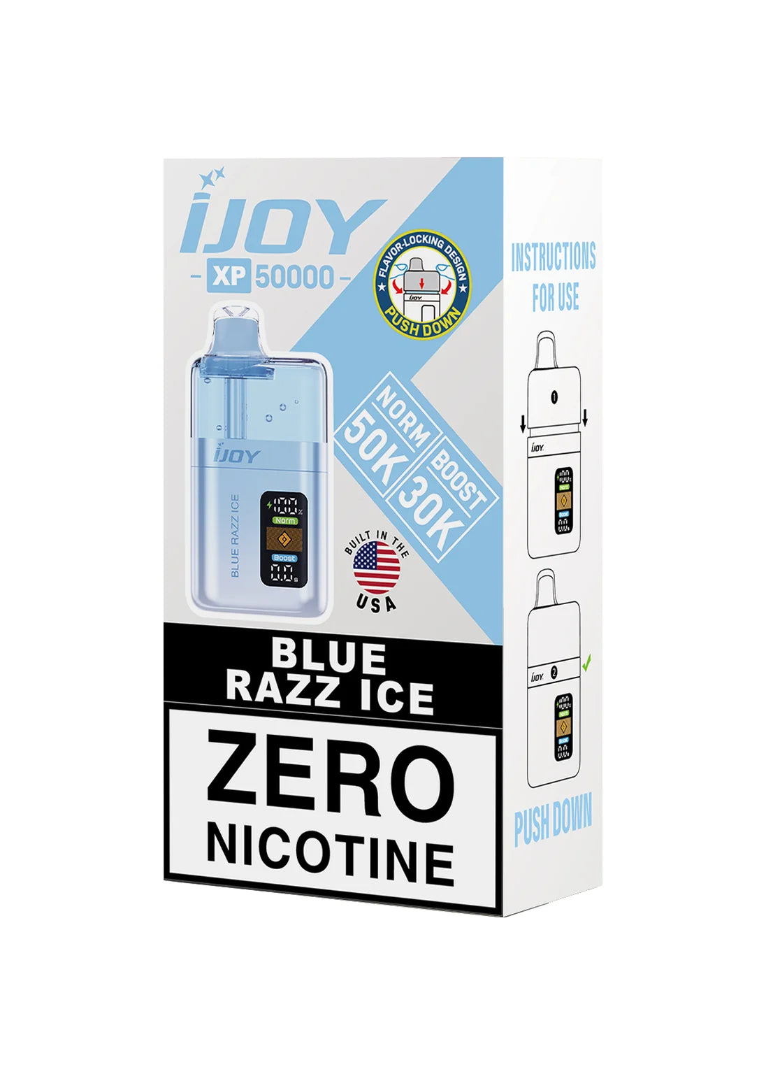 iJoy XP50000 ZERO Blue Razz Ice 0%