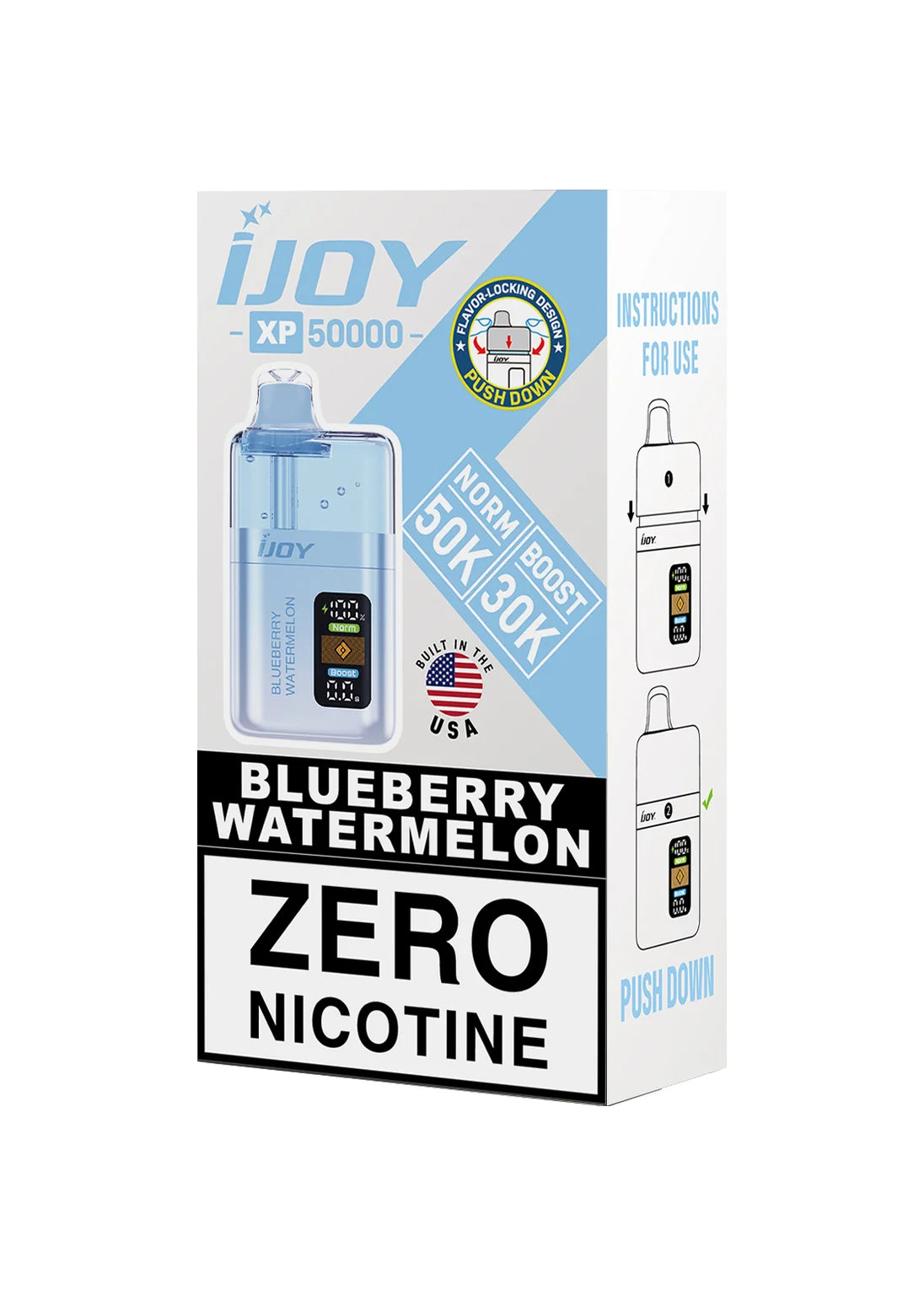 iJoy XP50000 ZERO Blueberry Watermelon 0%