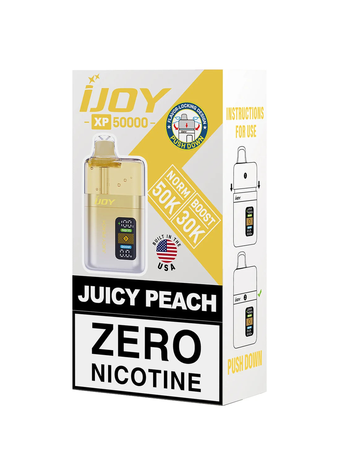 iJoy XP50000 ZERO Juicy Peach 0%