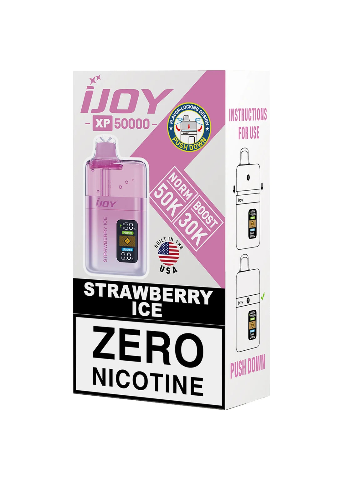 iJoy XP50000 ZERO Strawberry Ice 0%