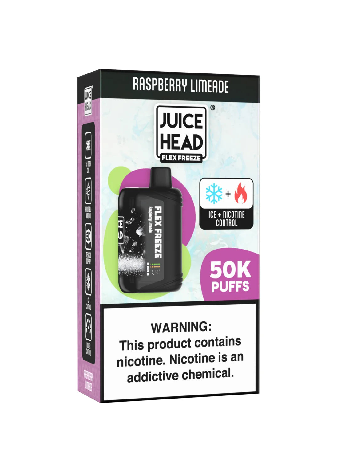 Juice Head Flex Freeze 50K Raspberry Limeade