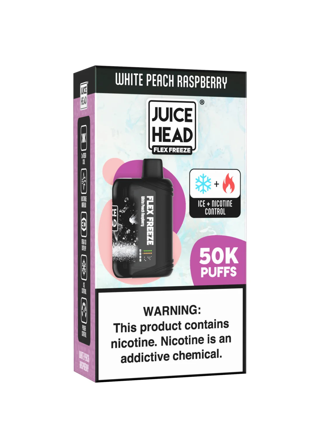 Juice Head Flex Freeze 50K White Peach Raspberry