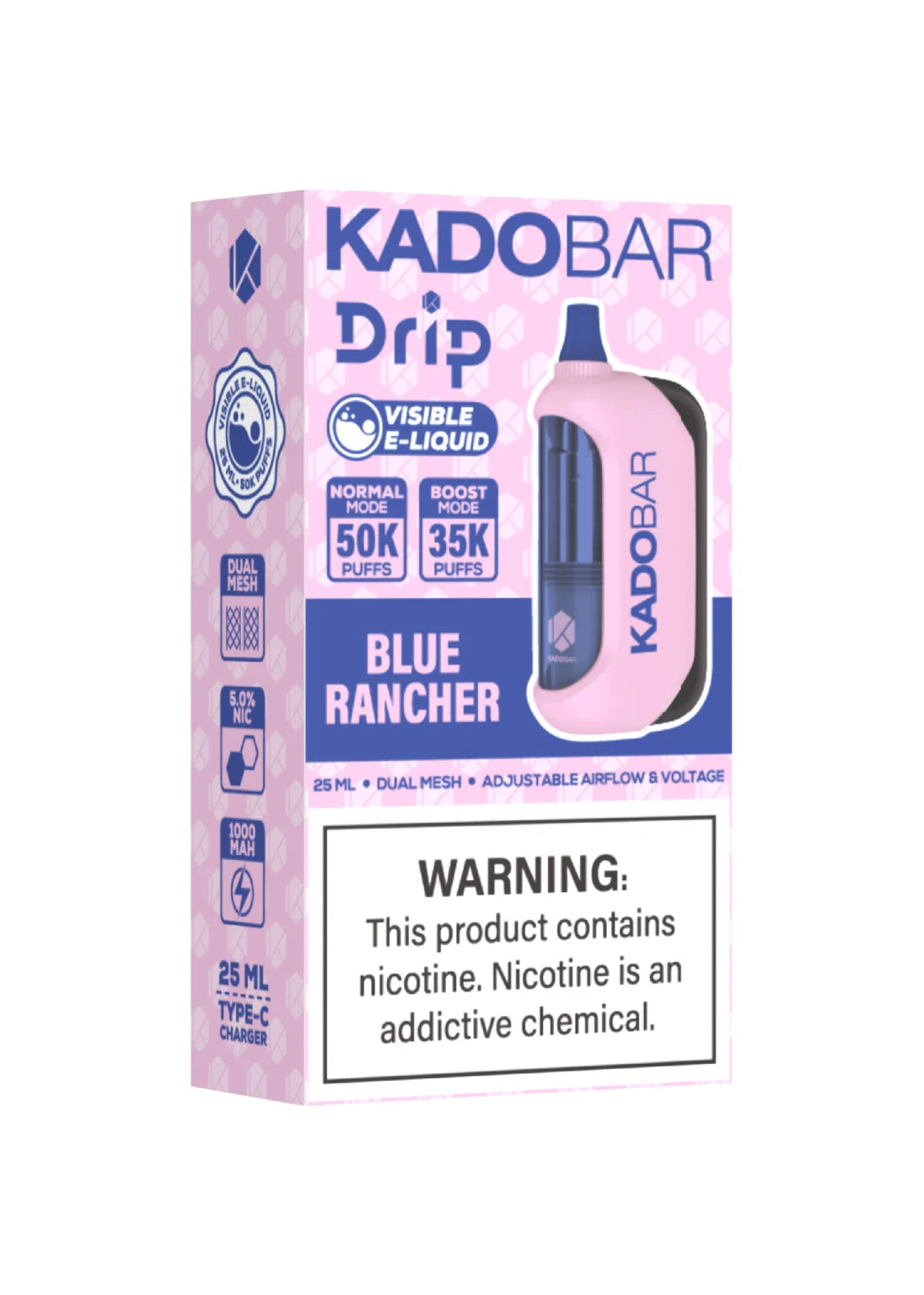 Kado Bar Drip 50K Blue Rancher