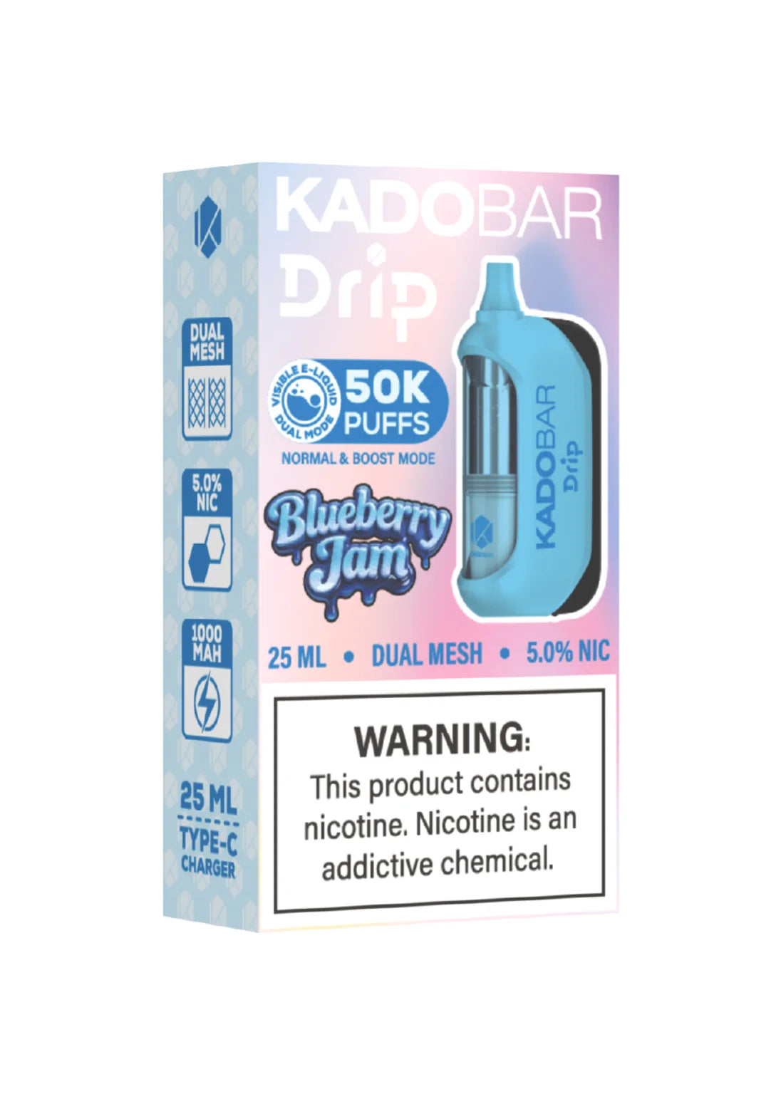 Kado Bar Drip 50K Blueberry Jam