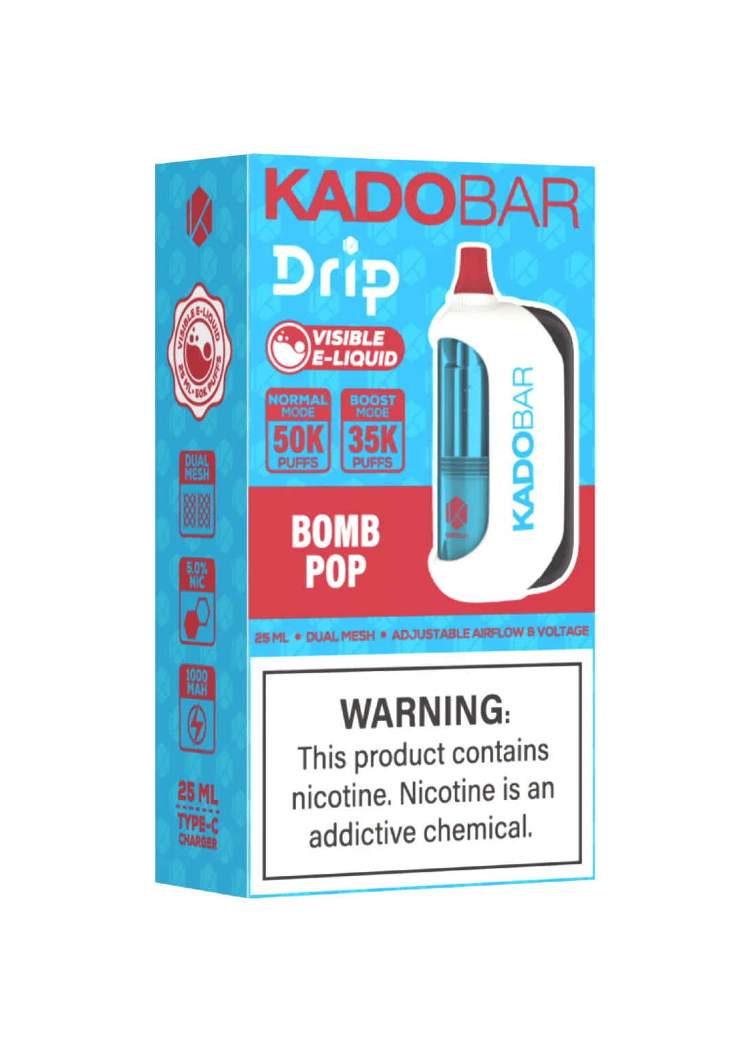 Kado Bar Drip 50K Bomb Pop