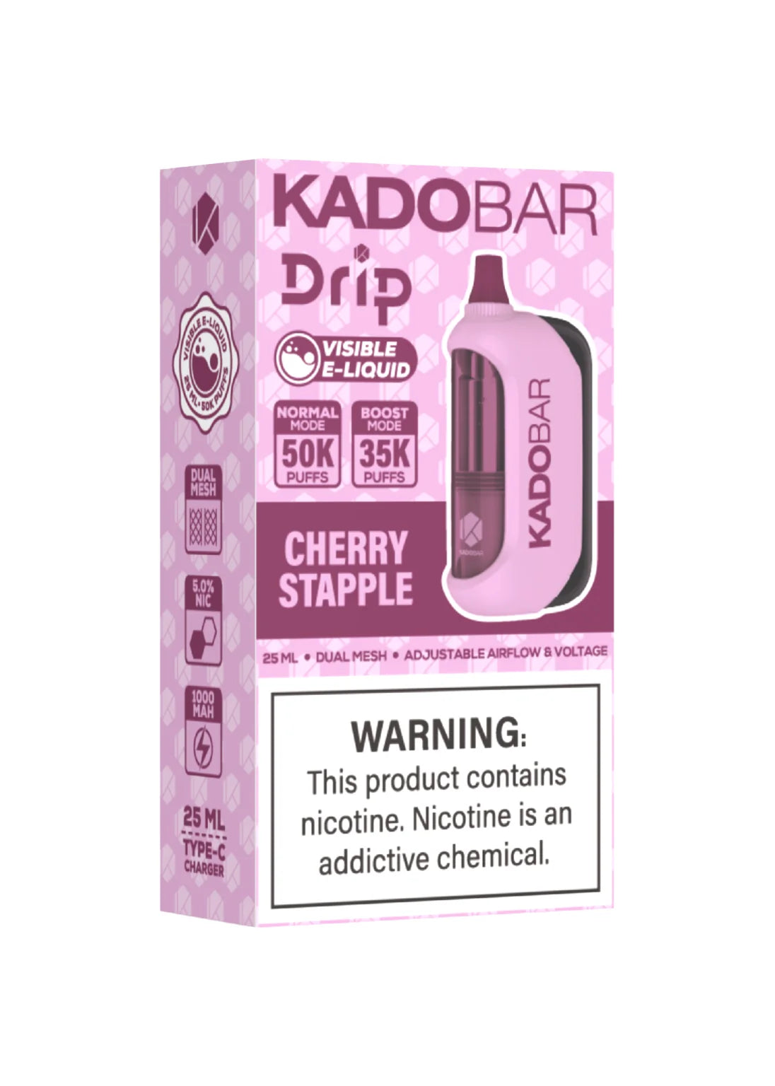 Kado Bar Drip 50K Cherry Stapple