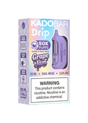 Kado Bar Drip 50K Grape Jam