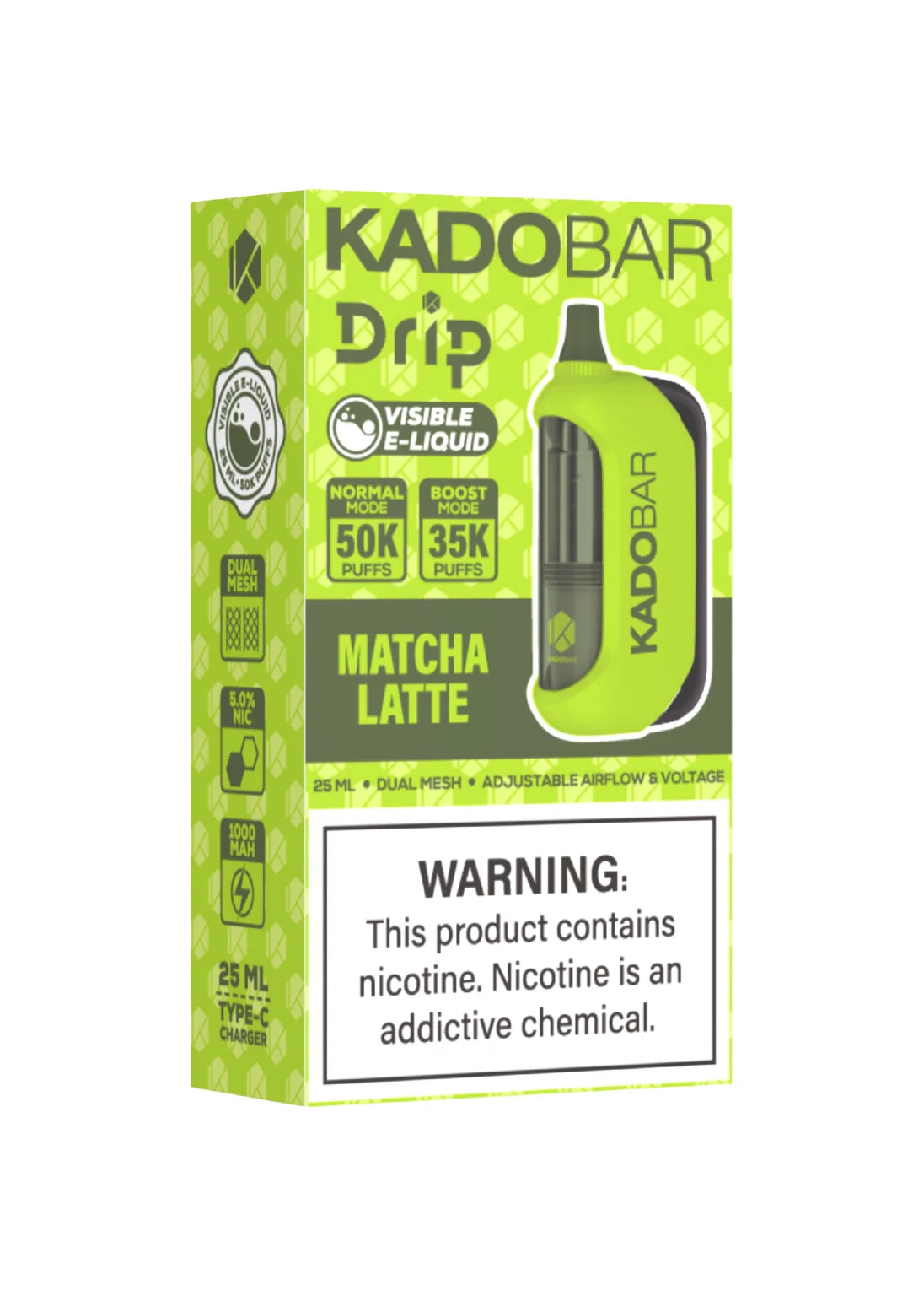 Kado Bar Drip 50K Matcha Latte