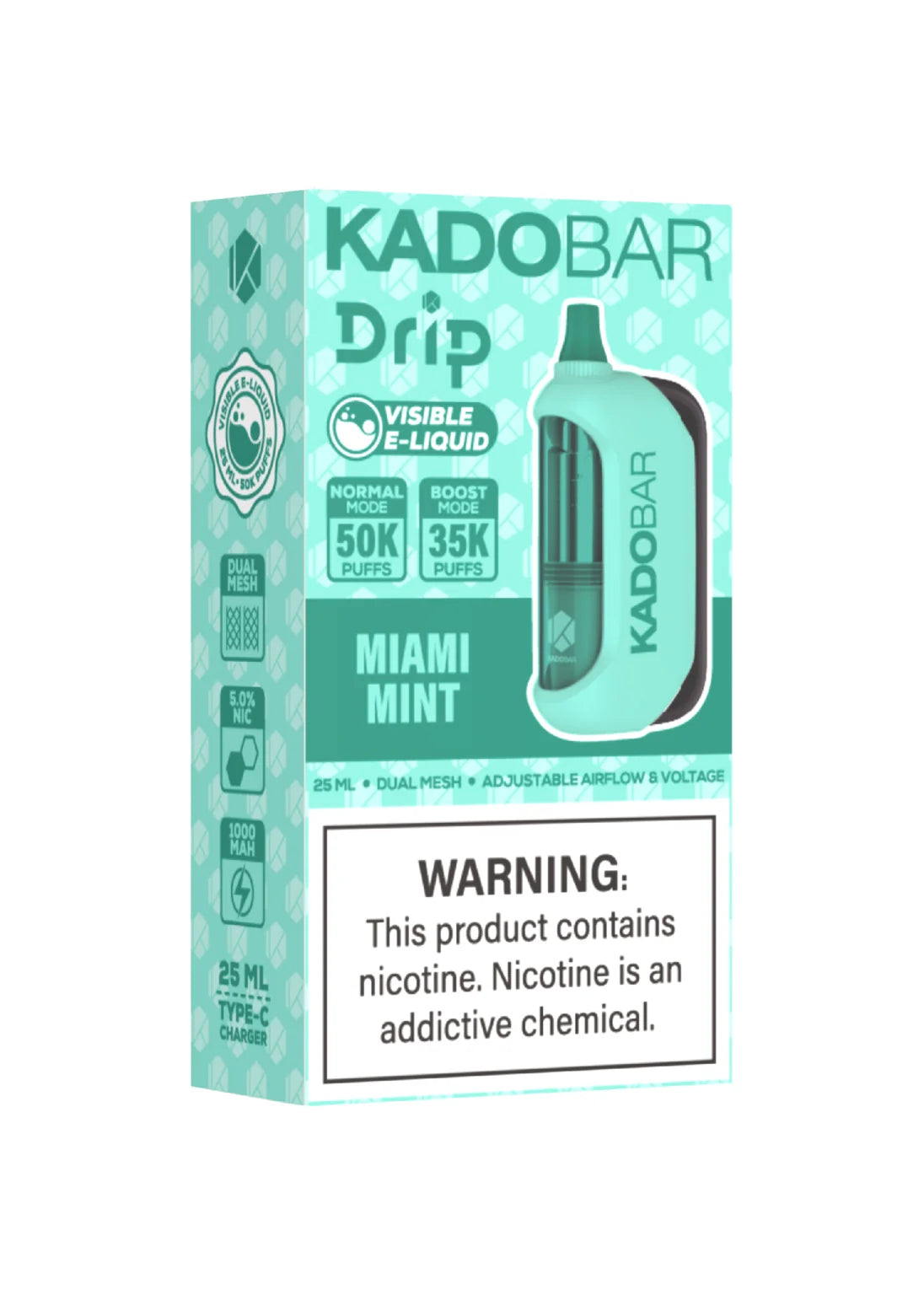 Kado Bar Drip 50K Miami Mint