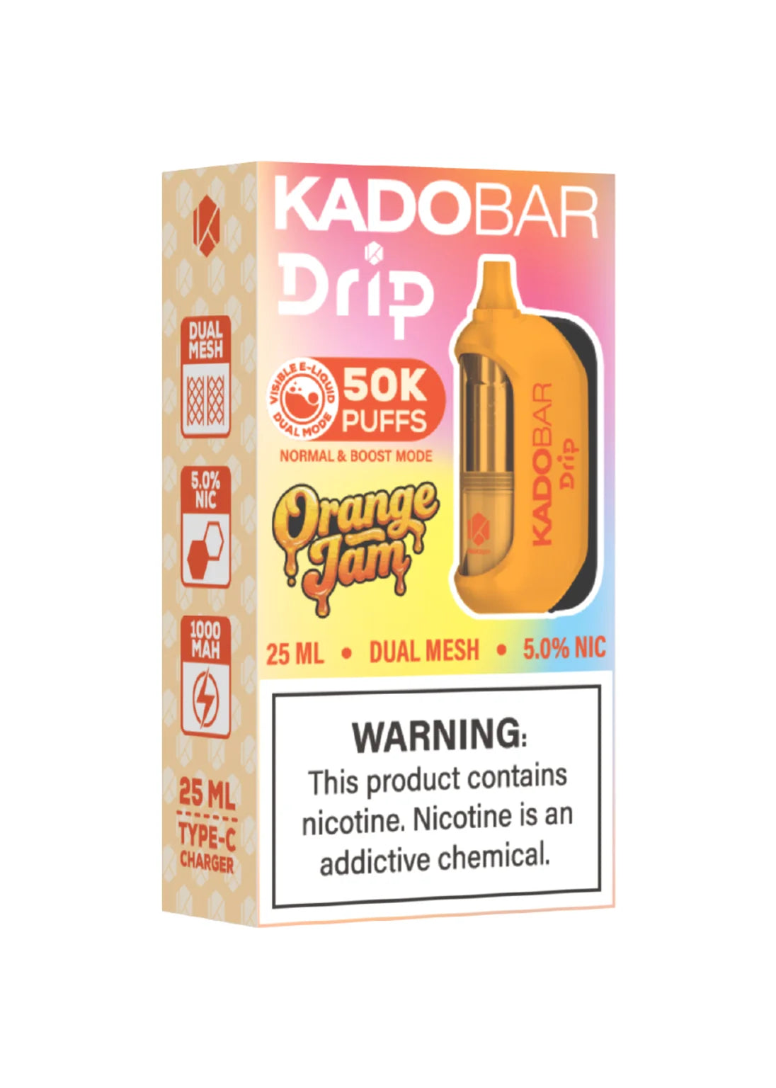 Kado Bar Drip 50K Orange Jam