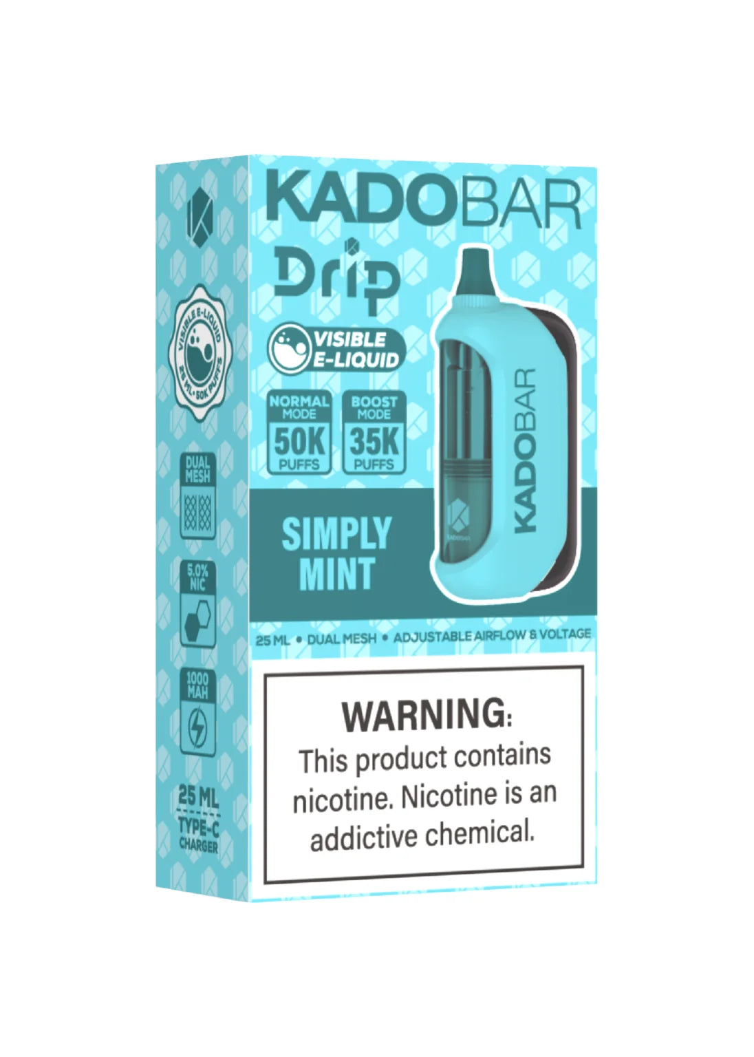 Kado Bar Drip 50K Simply Mint