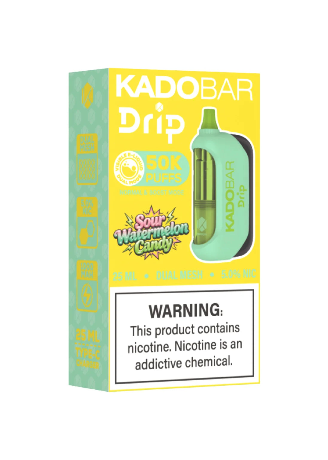 Kado Bar Drip 50K Sour Watermelon Candy