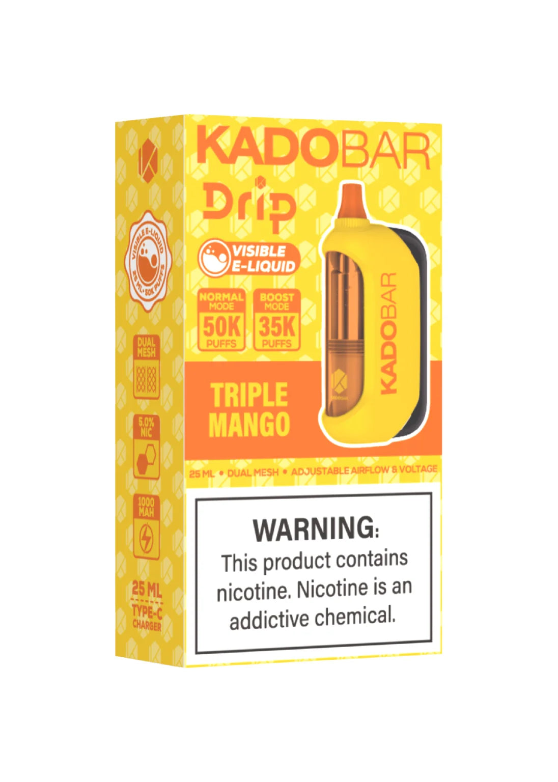 Kado Bar Drip 50K Triple Mango