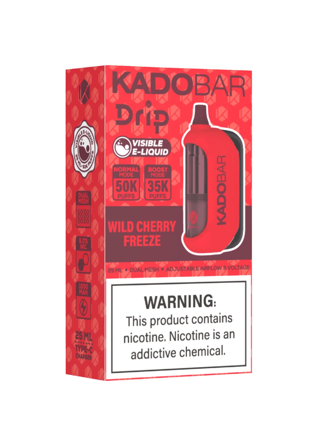 Kado Bar Drip 50K Wild Cherry Freeze