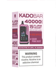 Kado Bar Flavor Adjust 40K Red Apple and Sour Pink Dust