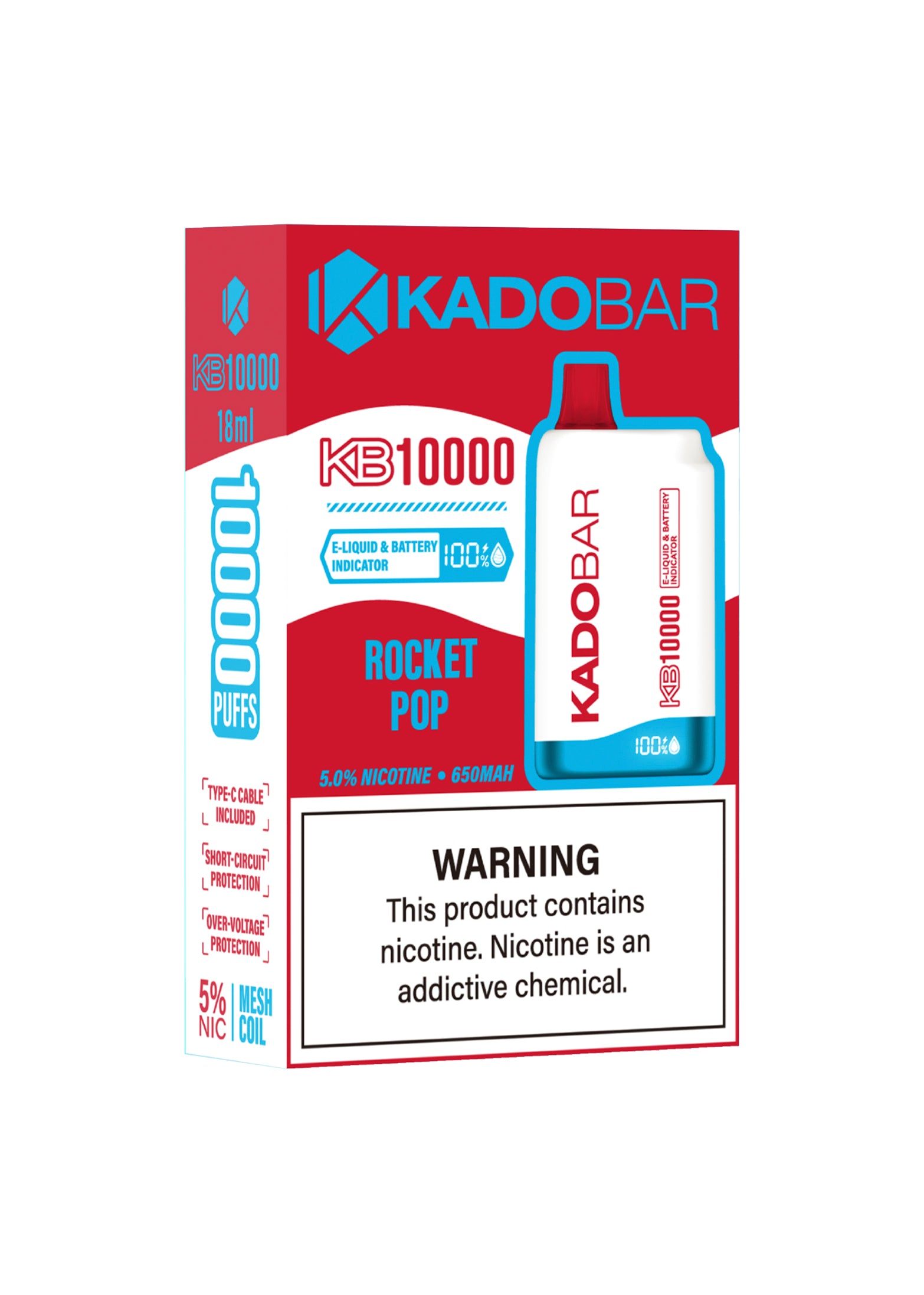 Kado Bar KB10000 Rocket Pop