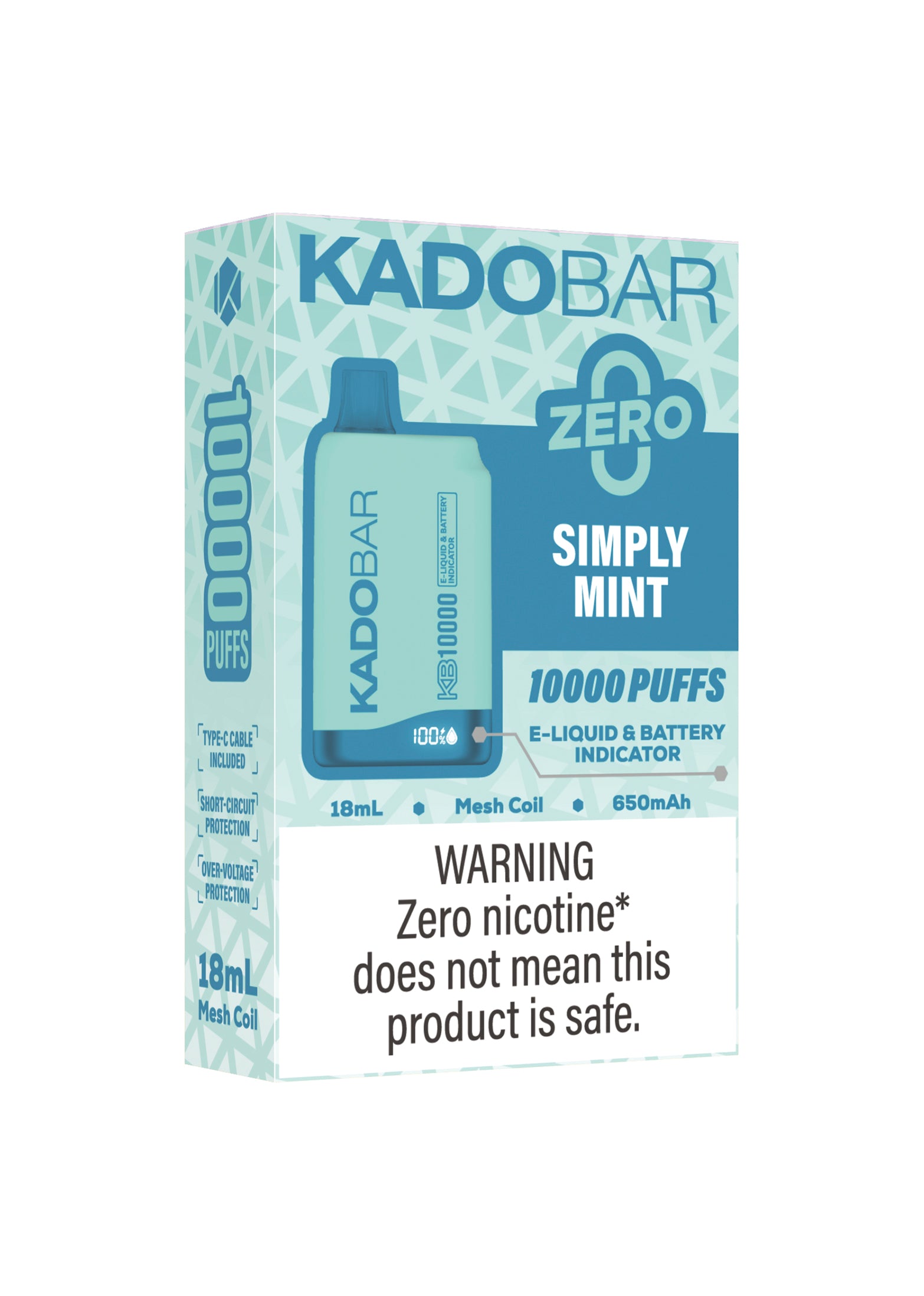 Kado Bar KB10000 ZERO Simply Mint 0%