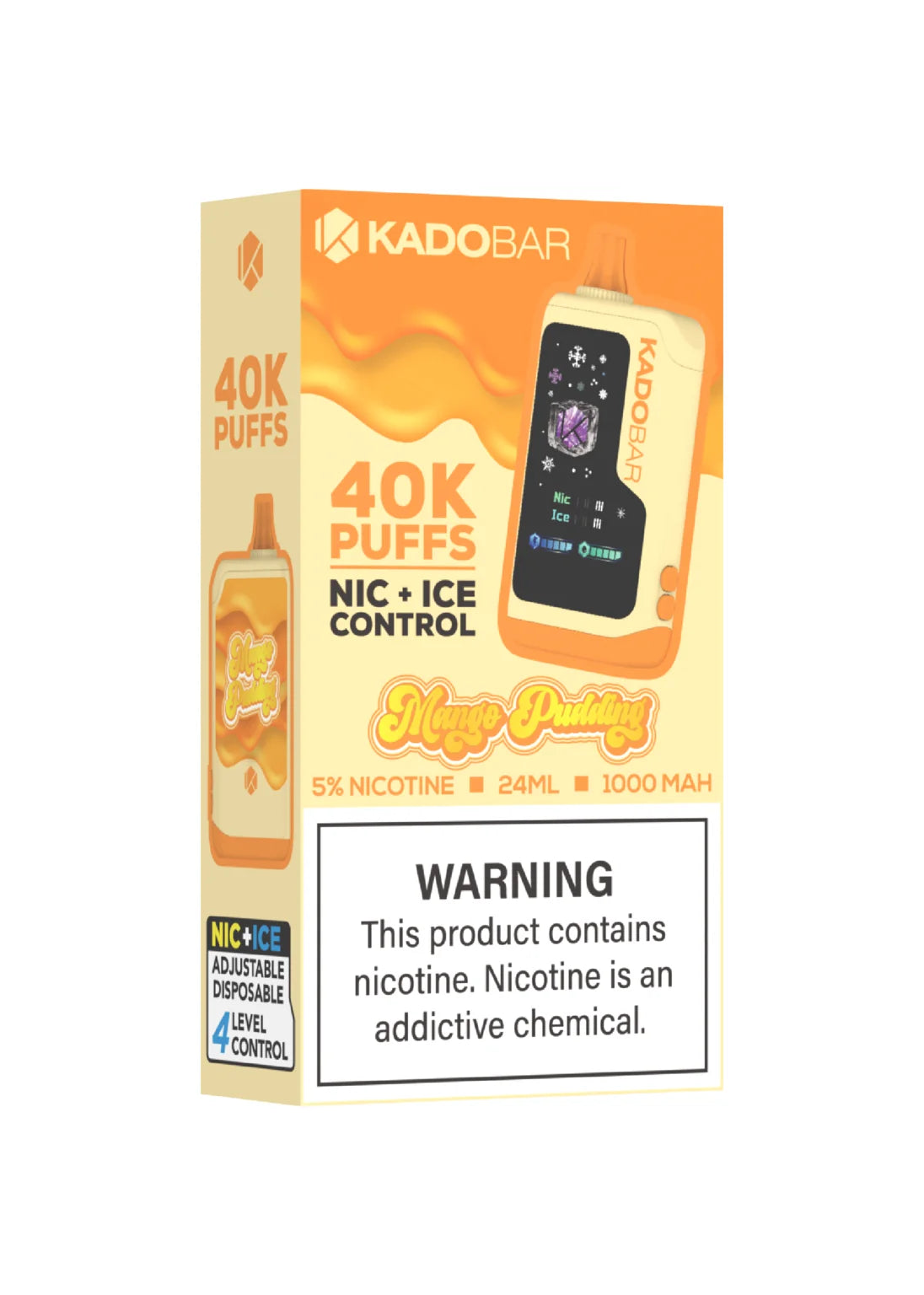 Kado Bar NI40K Ice-Nic Control Mango Pudding