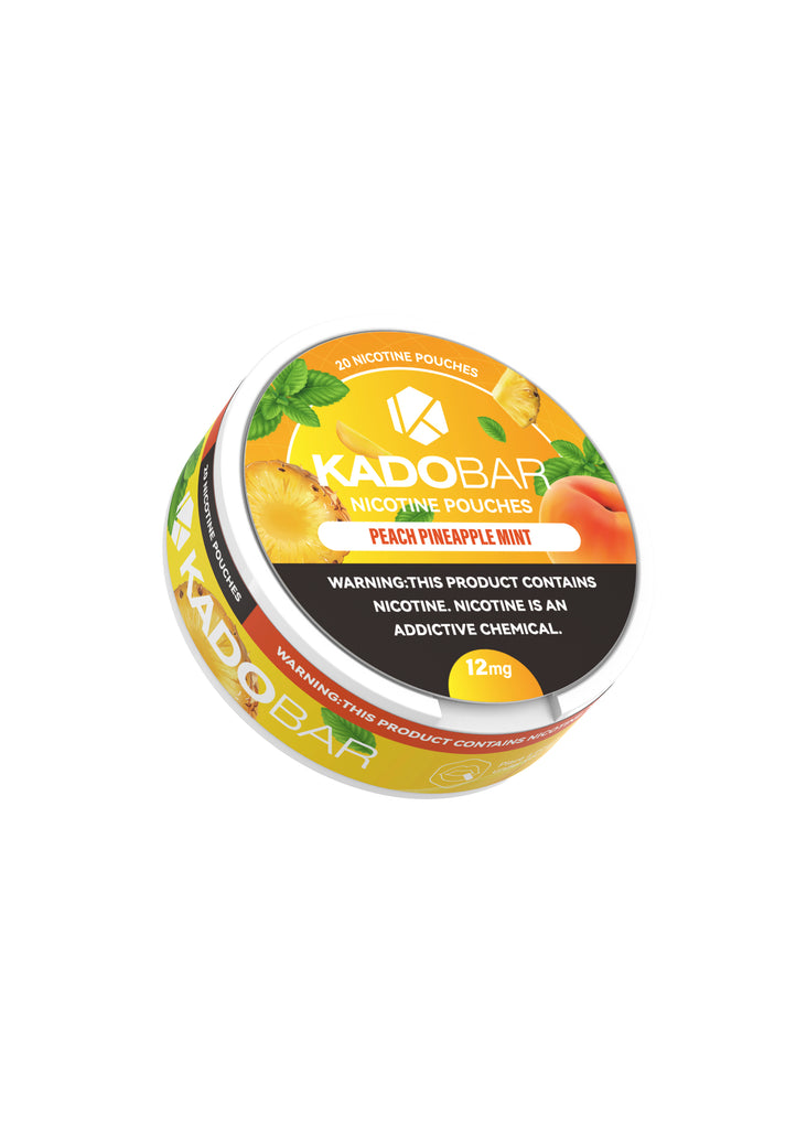 Kado Bar Nicotine Pouches Peach Pineapple Mint