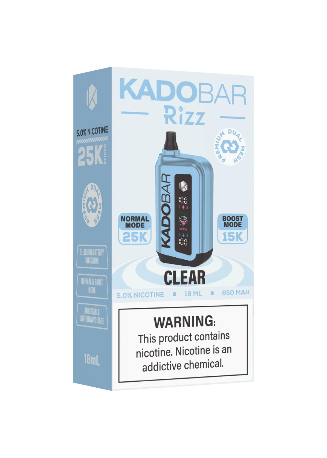 Kado Bar Rizz 25K Clear