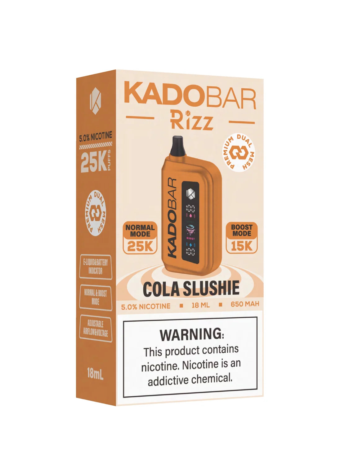 Kado Bar Rizz 25K Cola Slushie