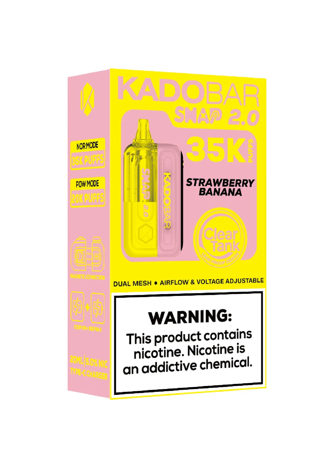 Kado Bar Snap 2.0 35K Kit Strawberry Banana