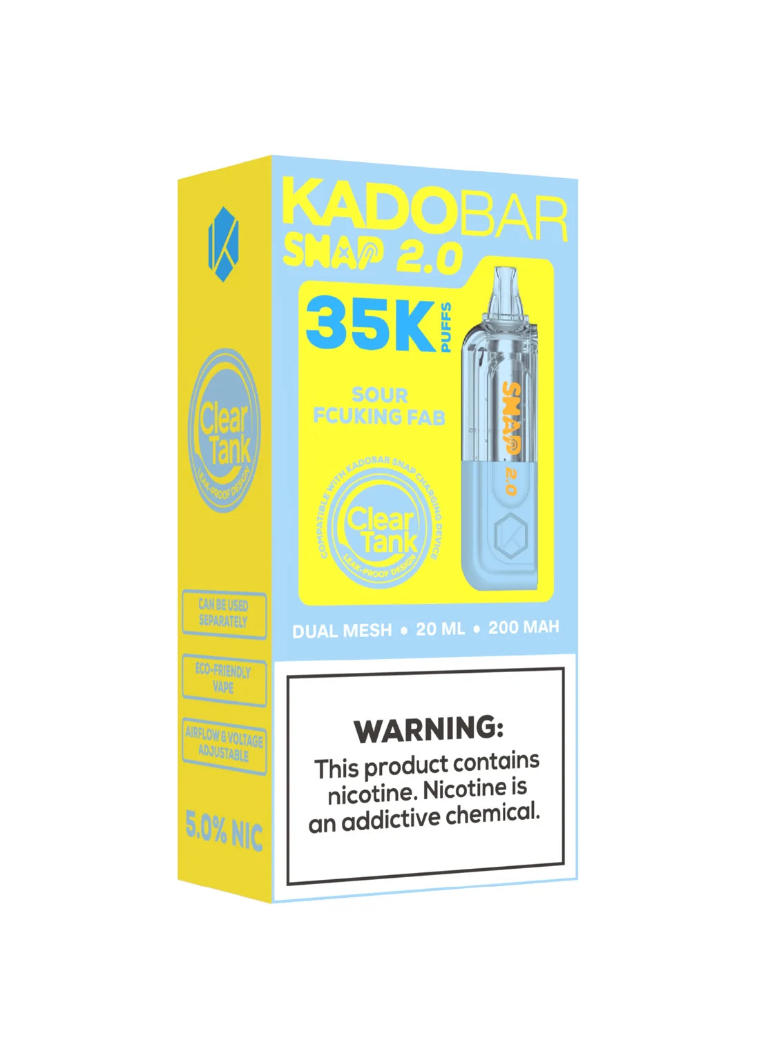 Kado Bar Snap 2.0 35K Pod Sour Fcuking Fab