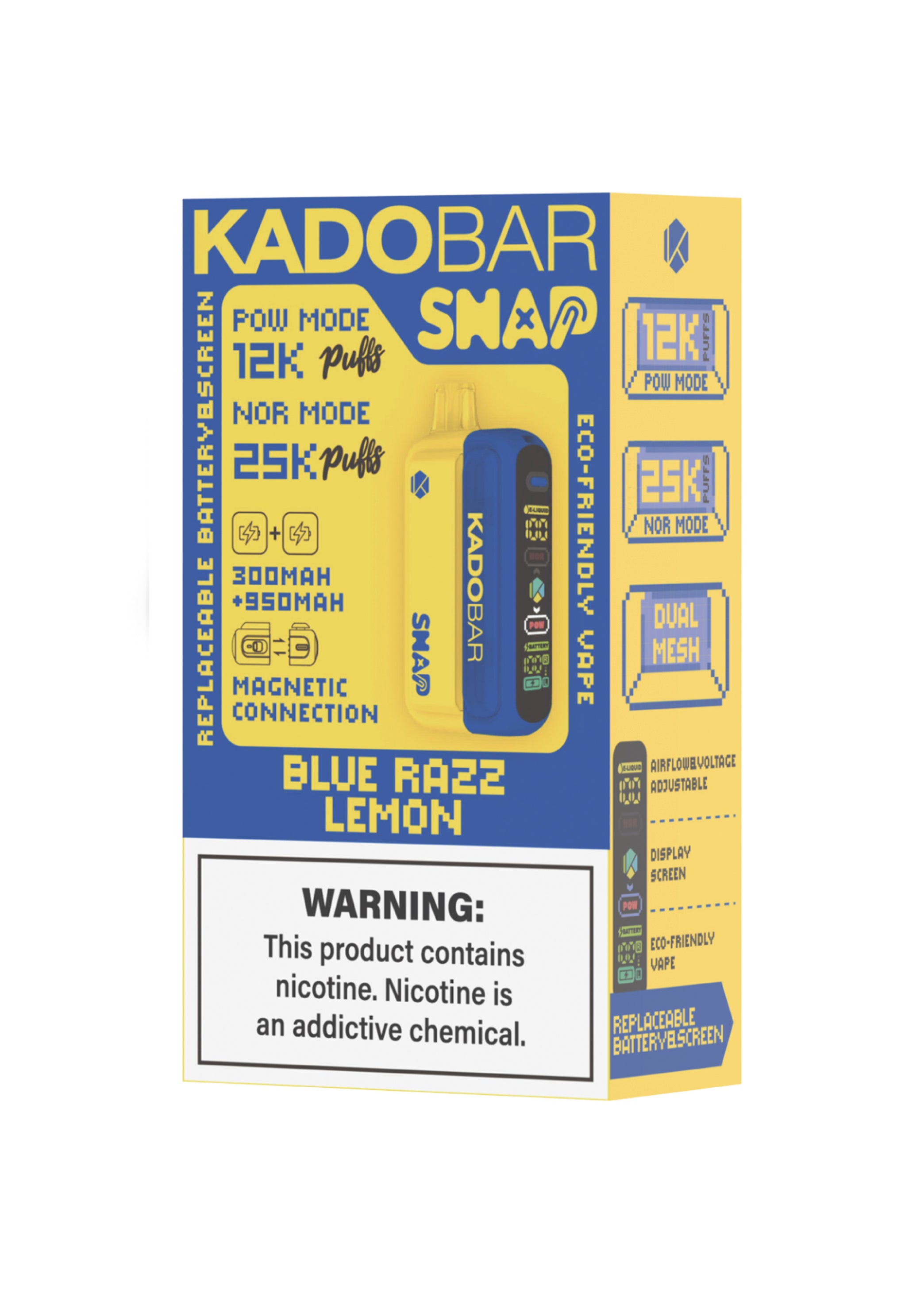 Kado Bar Snap 25K Kit Blue Razz Lemon