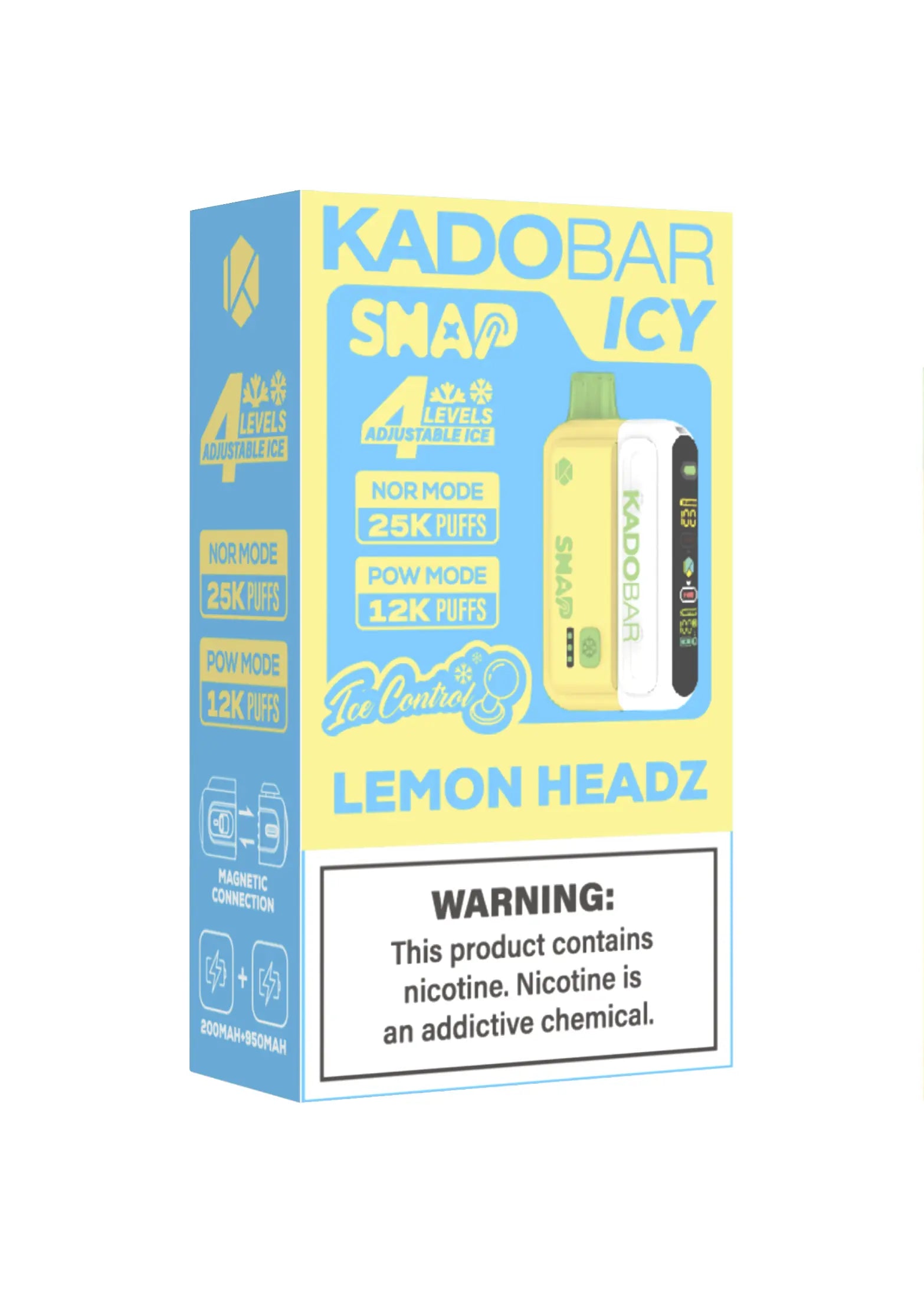 Kado Bar Snap 25K Kit Lemon Headz | GetPop Kado Bar Snap 25K Kit Lemon Headz | GetPop