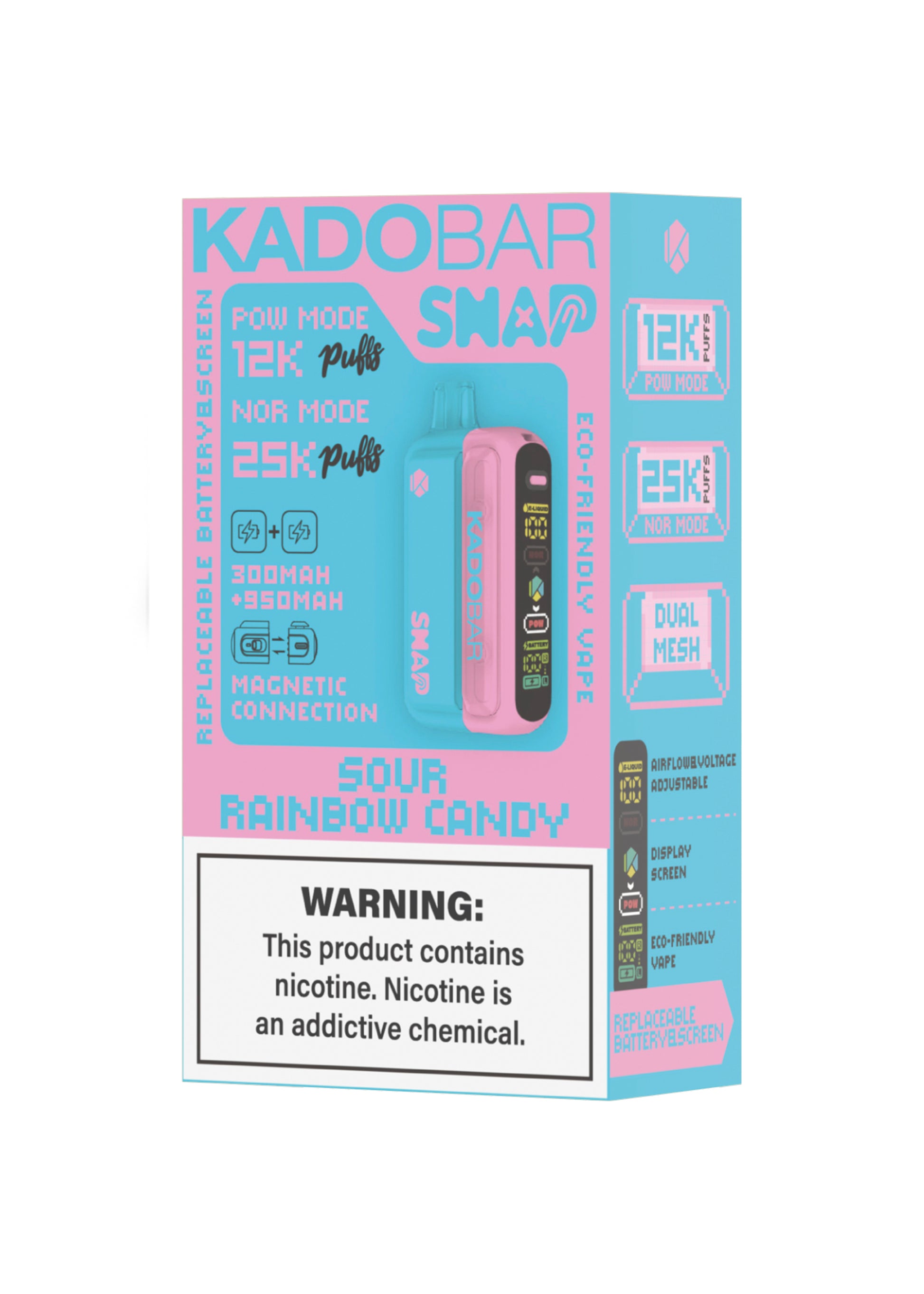 Kado Bar Snap 25K Kit Sour Rainbow Candy