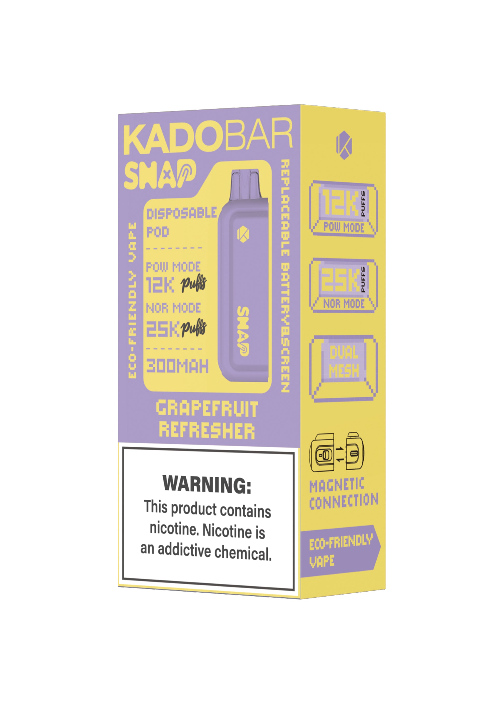 Kado Bar Snap 25K Pod Grapefruit Refresher