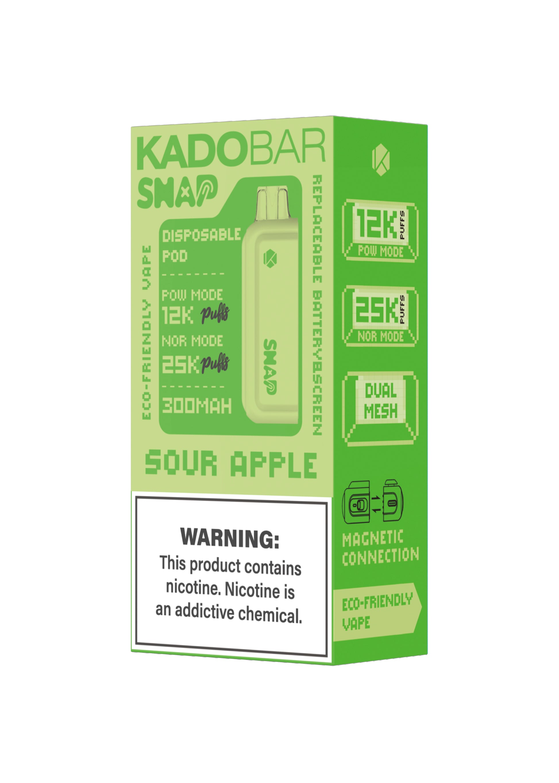 Kado Bar Snap 25K Pod Sour Apple