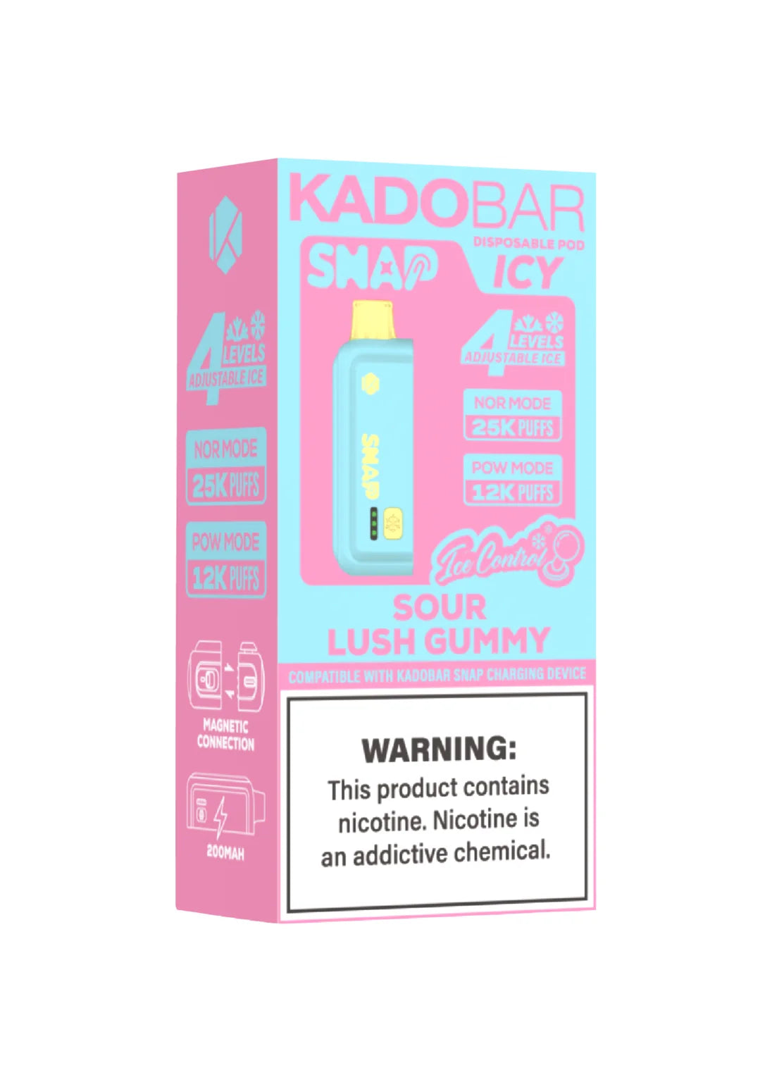 Kado Bar Snap 25K Pod Sour Lush Gummy (Icy Edition)