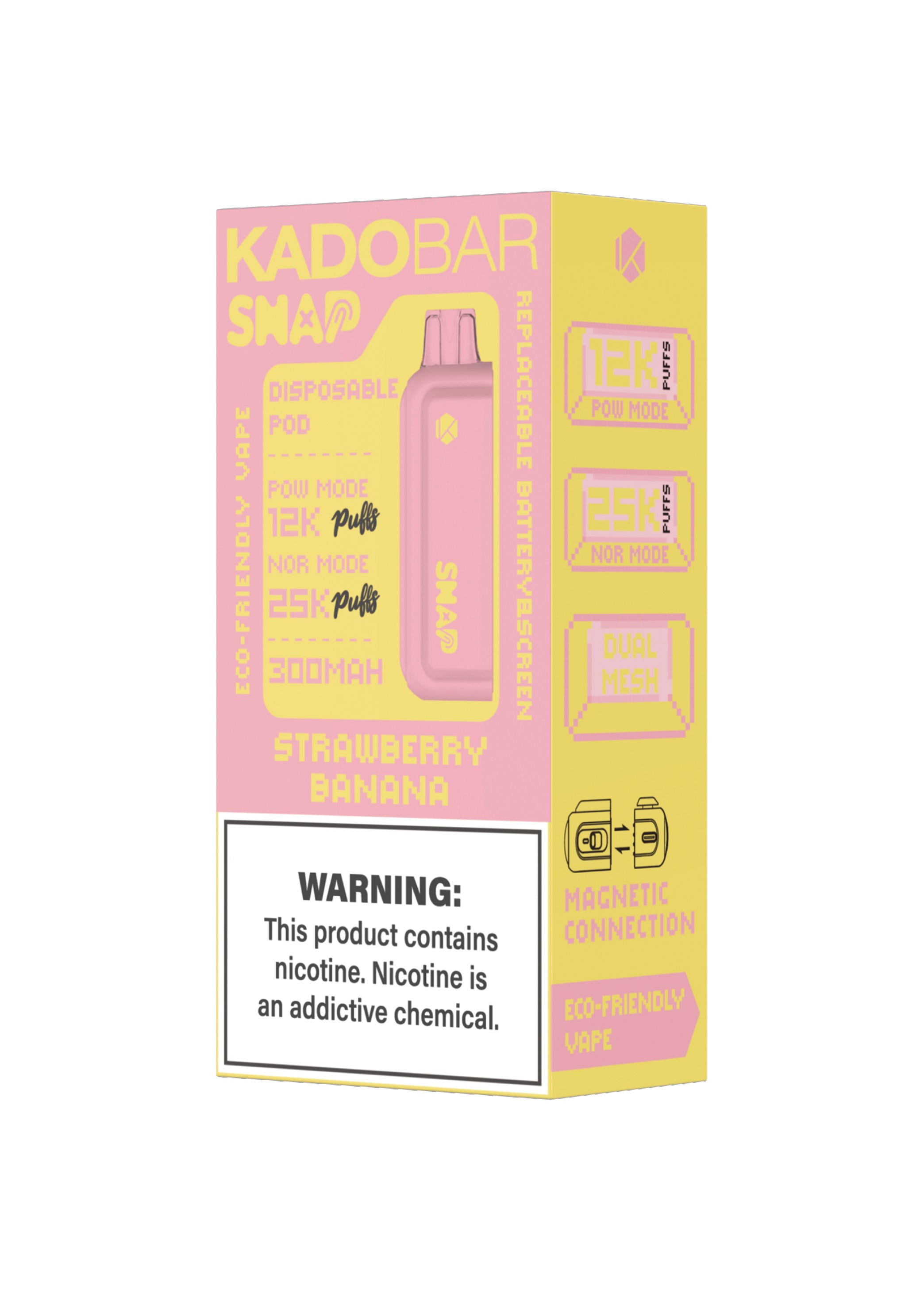 Kado Bar Snap 25K Pod Strawberry Banana | GetPop