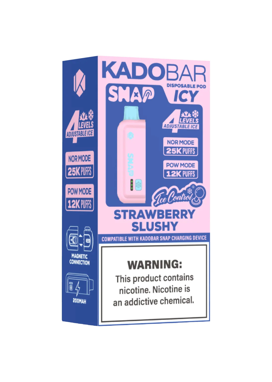 Kado Bar Snap 25K Pod Strawberry Slushy (Icy Edition)