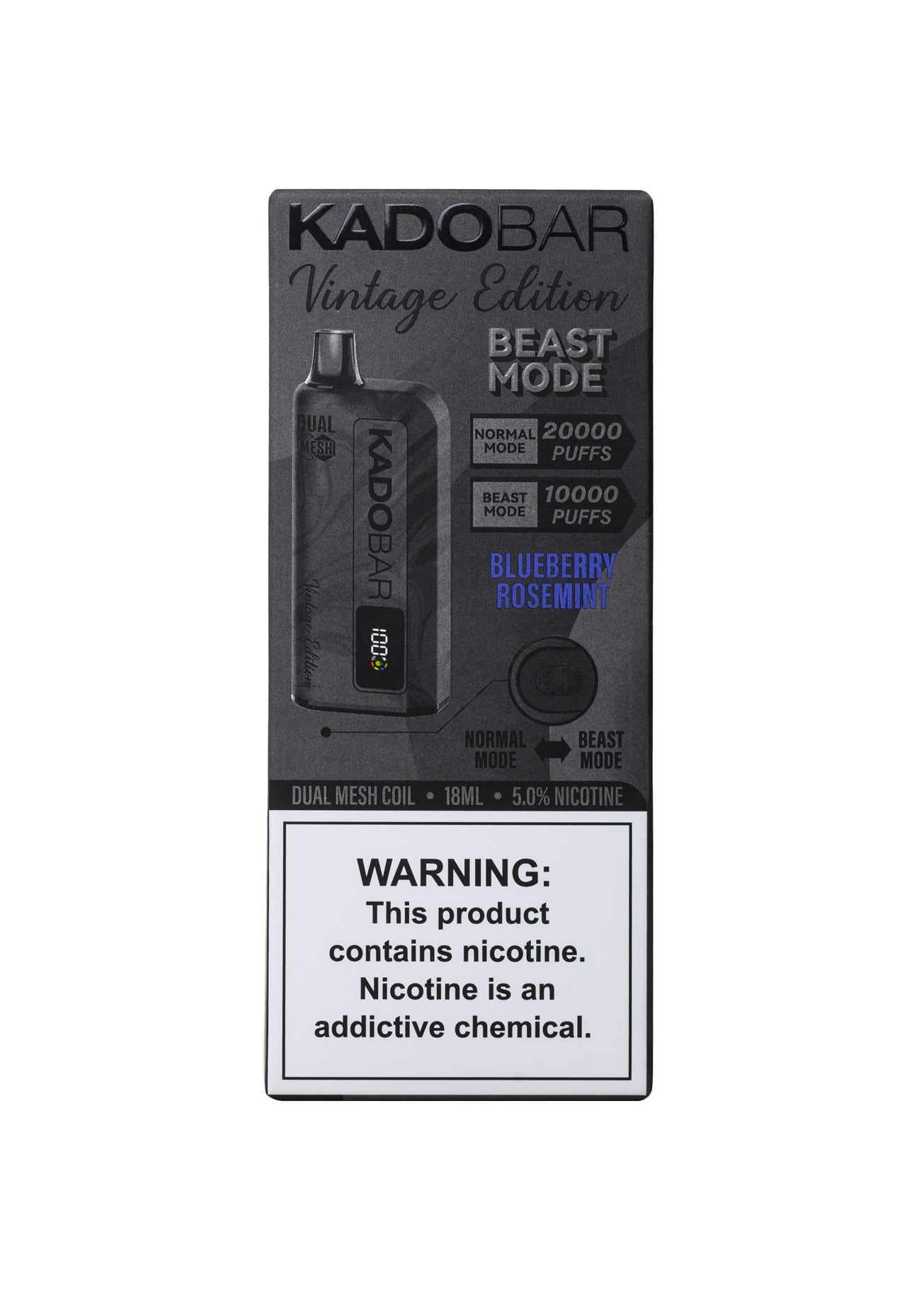 Kado Bar Vintage Edition 20K Blueberry Rosemint