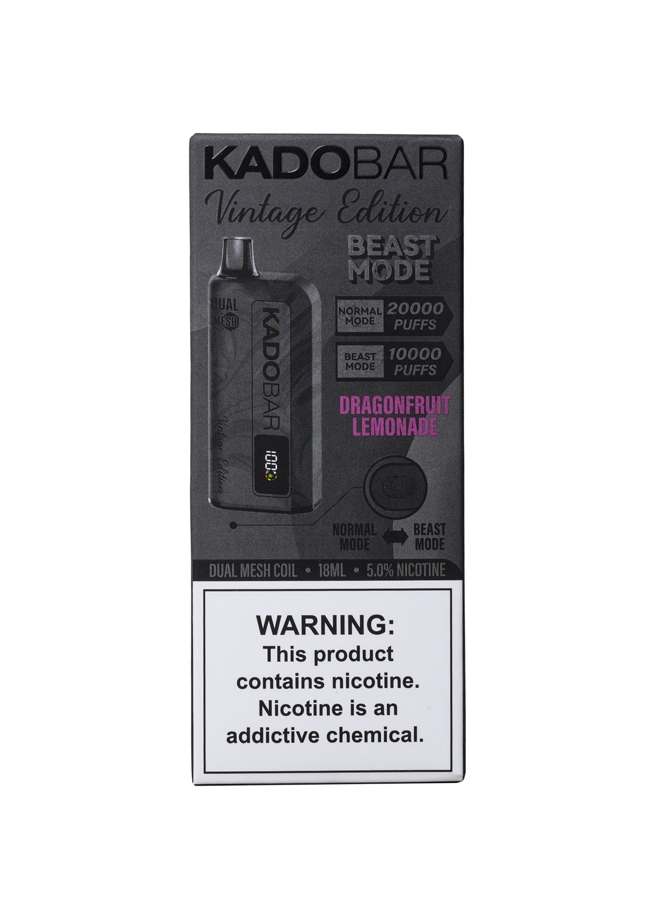 Kado Bar Vintage Edition 20K Dragonfruit Lemonade