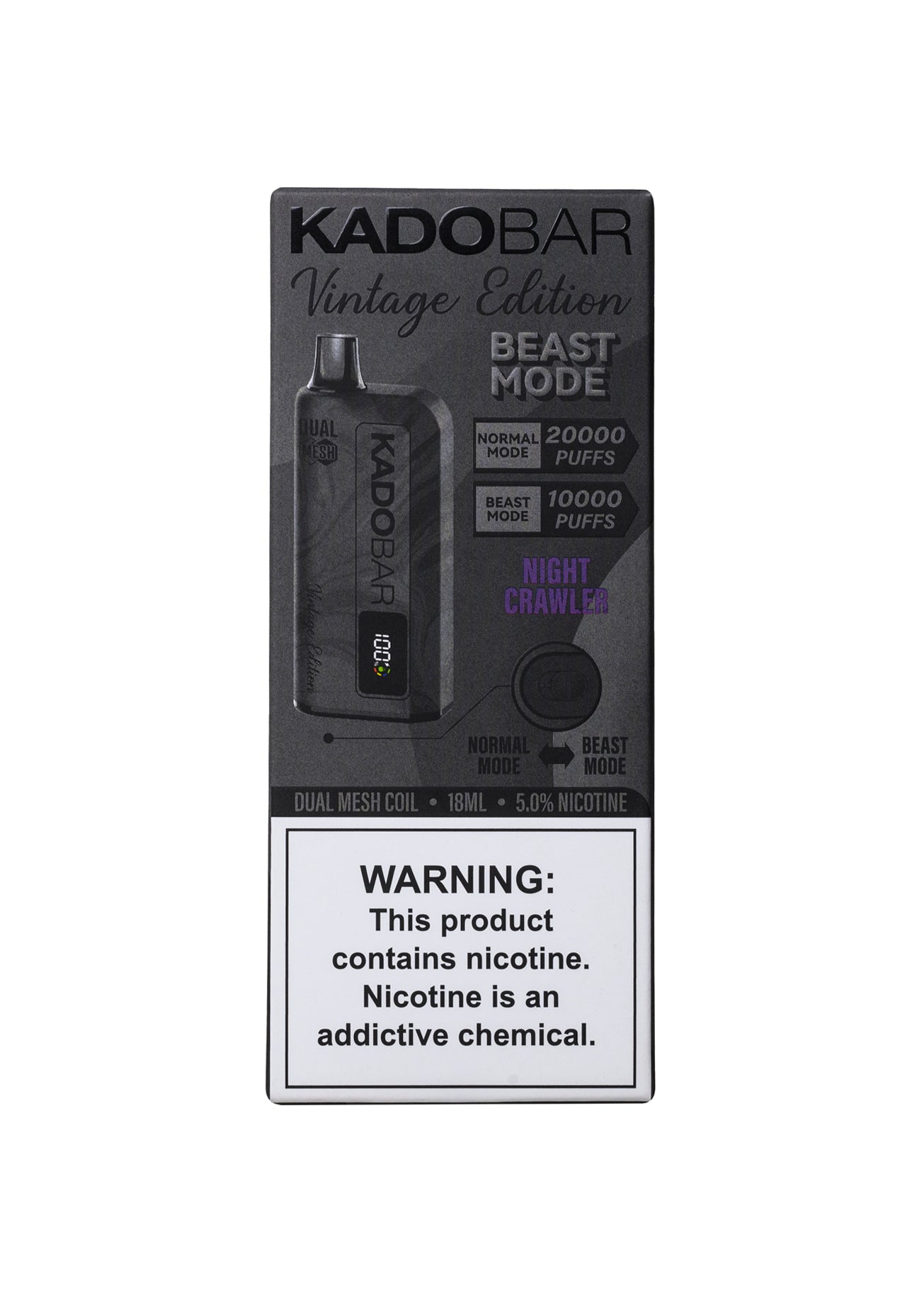 Kado Bar Vintage Edition 20K Night Crawler