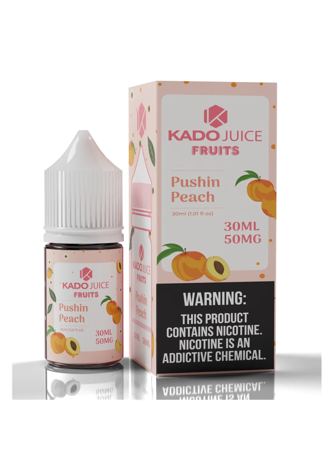 Kado Juice Salt Pushin Peach 50mg