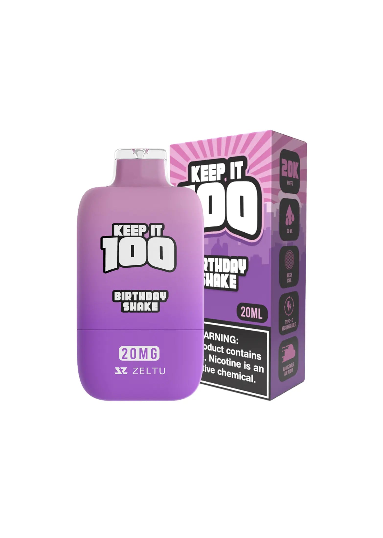 Keep It 100 20K 2% Birthday Shake 2%