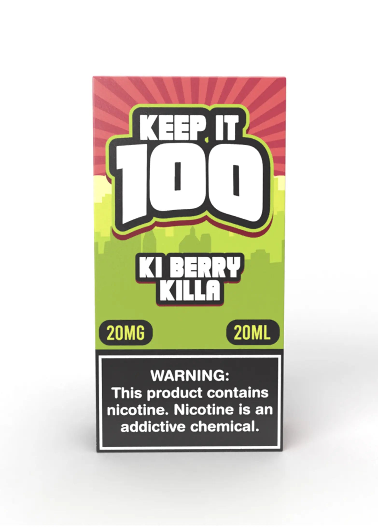 Keep It 100 20K 2% Kiberry Killa 2% (Strawberry Kiwi)
