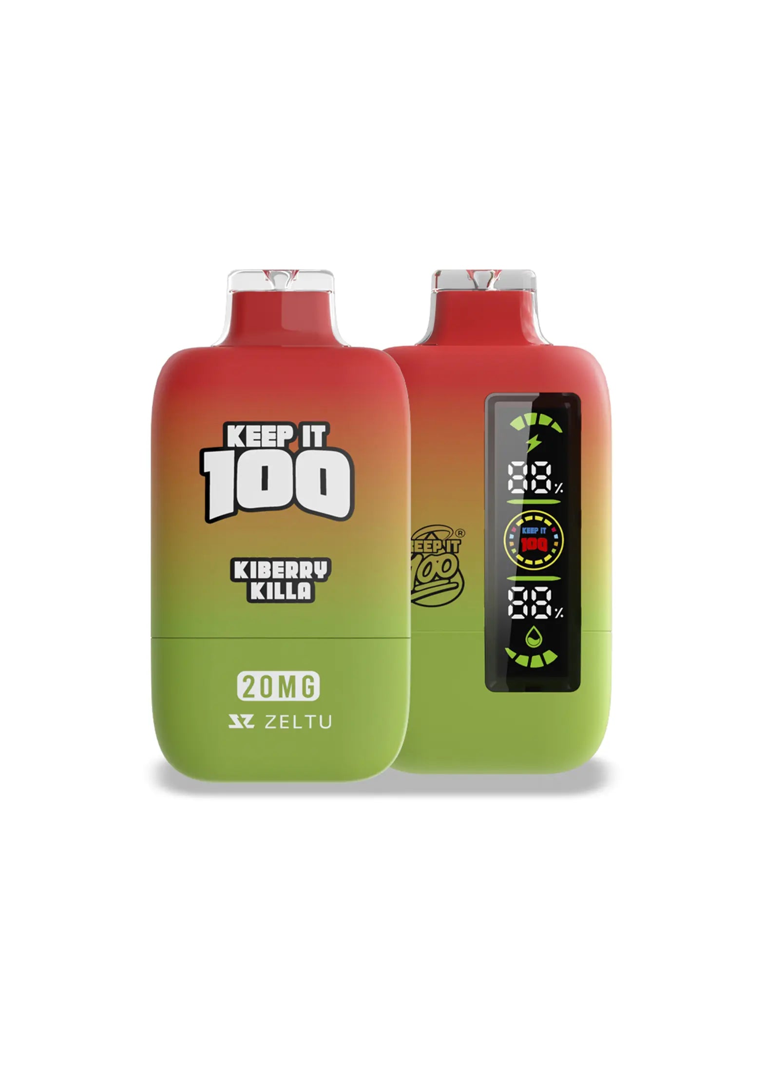Keep It 100 20K 2% Kiberry Killa 2% (Strawberry Kiwi)