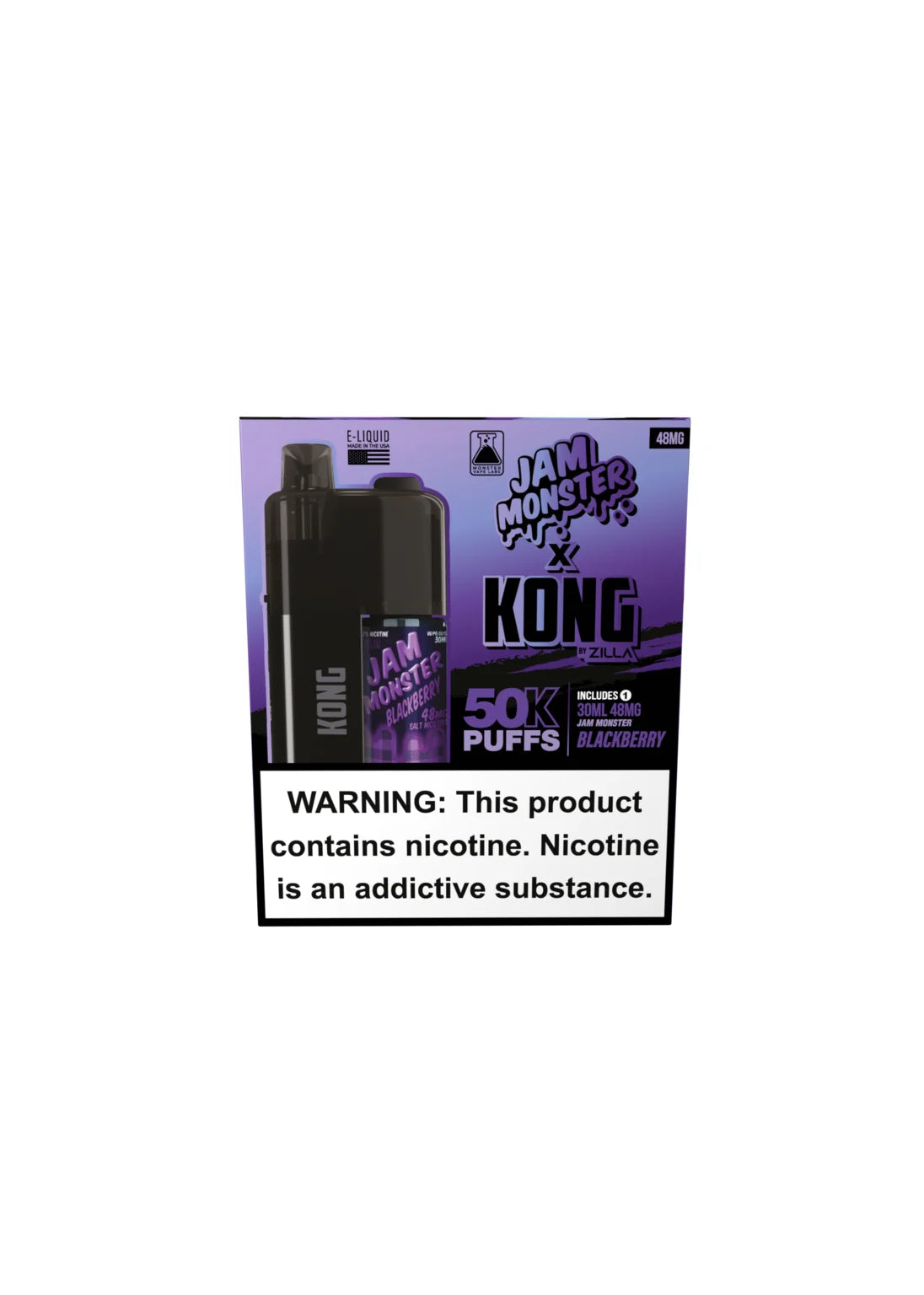 Kong by Zilla x Monster Vape Labs: Blackberry Jam
