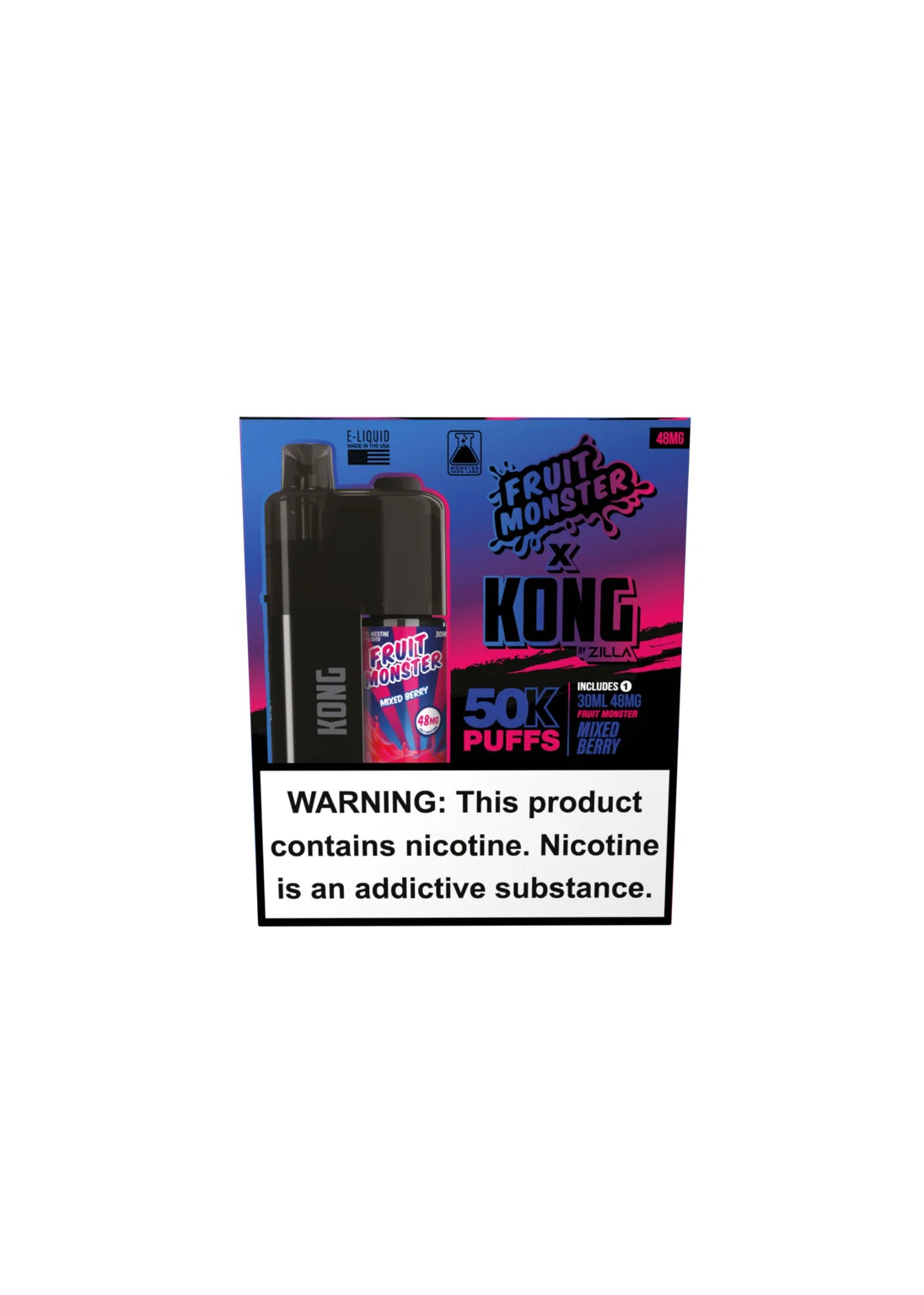 Kong by Zilla x Monster Vape Labs: Mixed Berry