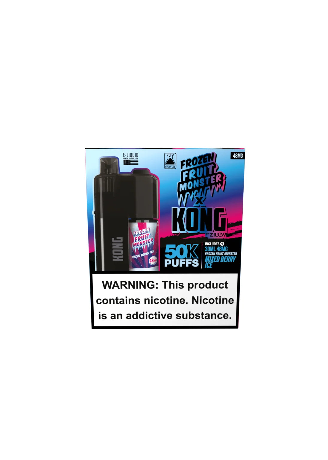 Kong by Zilla x Monster Vape Labs: Mixed Berry Ice