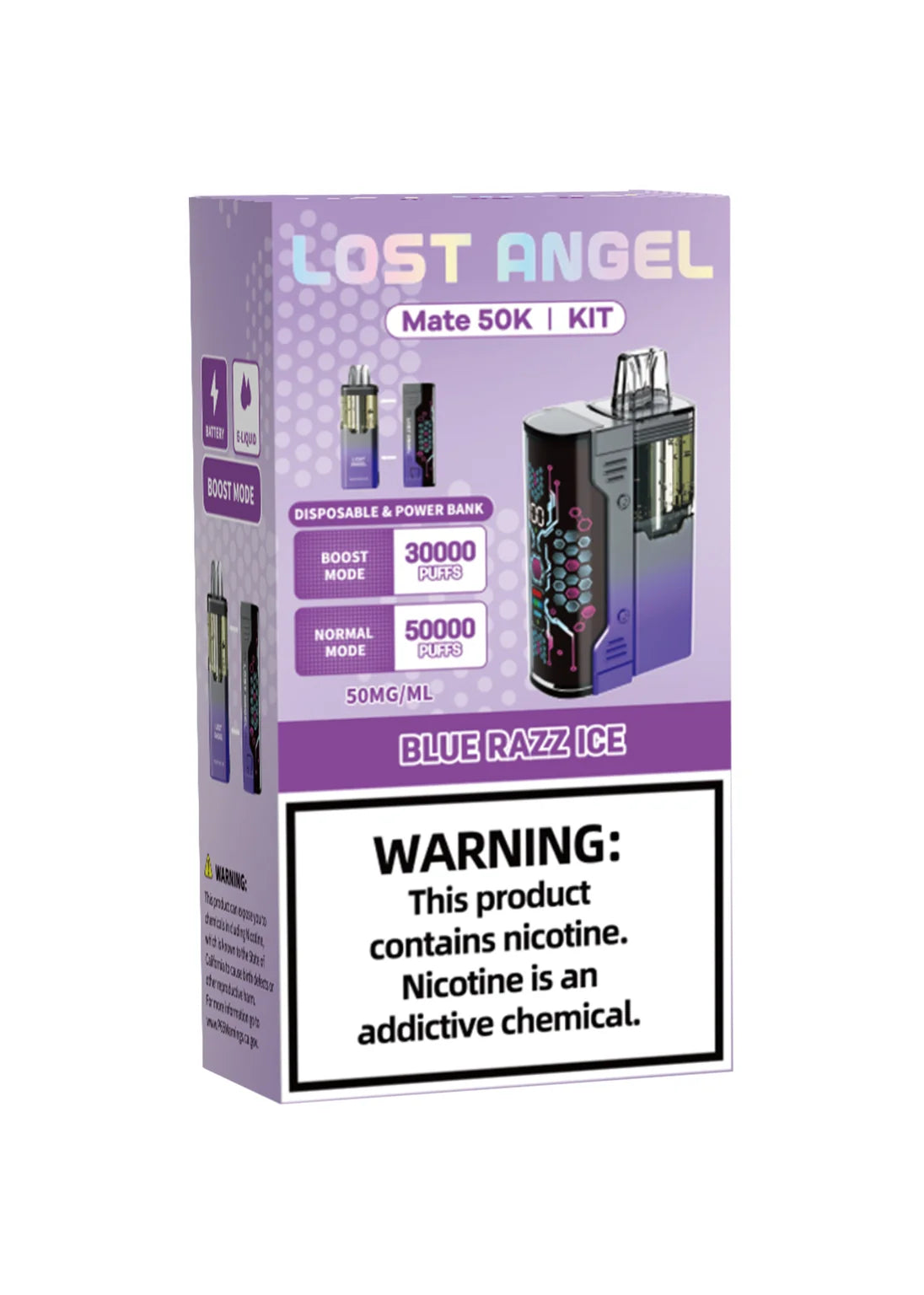 Lost Angel Mate 50K Kit: Blue Razz Ice